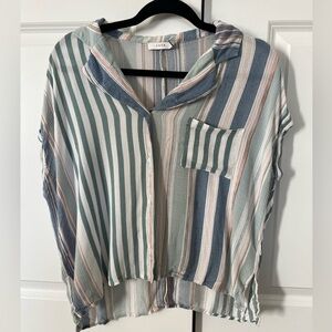 Lush multicolor button down shirt